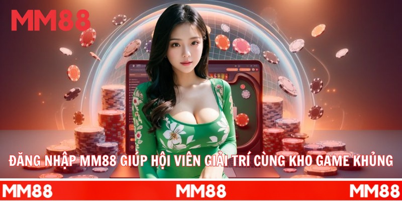 Đăng nhập MM88 giúp hội viên giải trí cùng kho game khủng